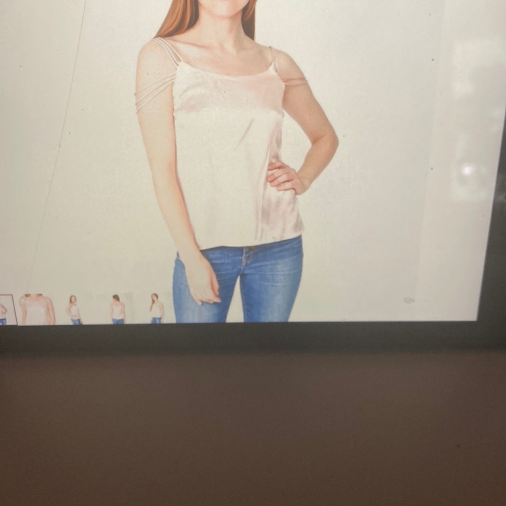 Amanda Uprichard soft pink. Camisole Top with Soft Texture